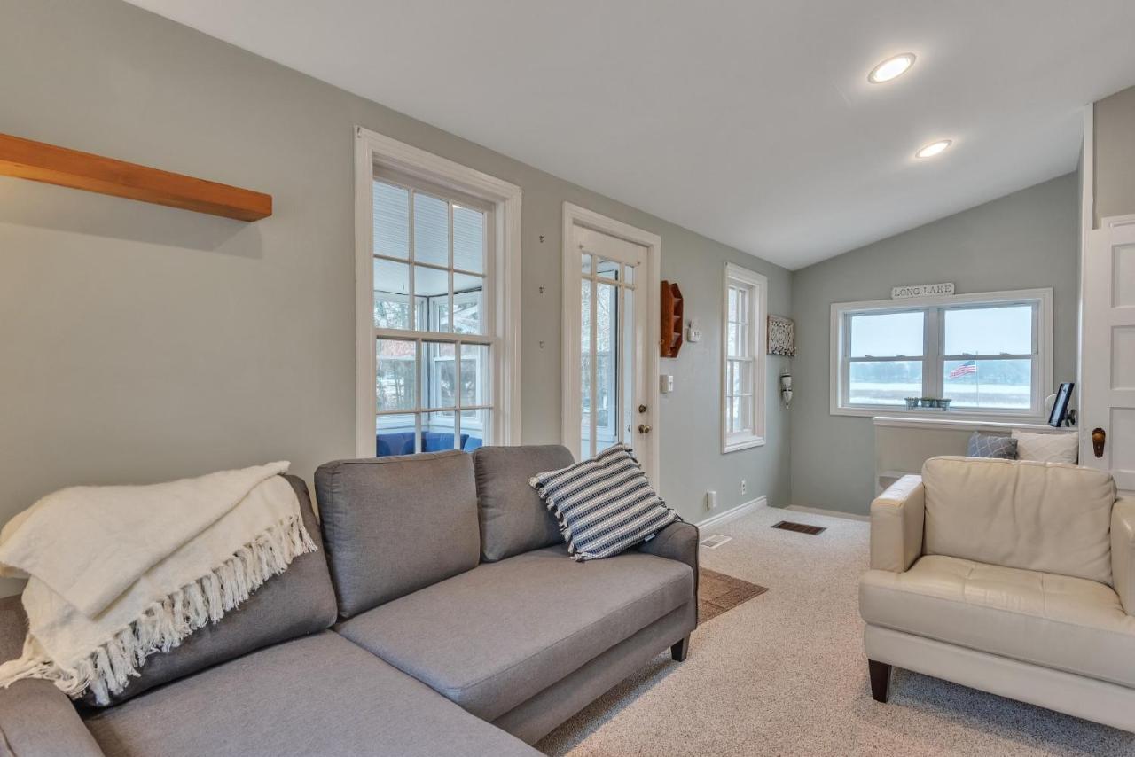 Amazing Lakefront Retreat On Long Lake! Home Portage Exterior photo